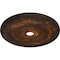 Ekena Millwork Jefferson Ceiling Medallion (Fits Canopies up to 5"), 26 1/2"OD x 3 5/8"ID x 1 1/2"P, Rust CM26JERUS - alternate 4